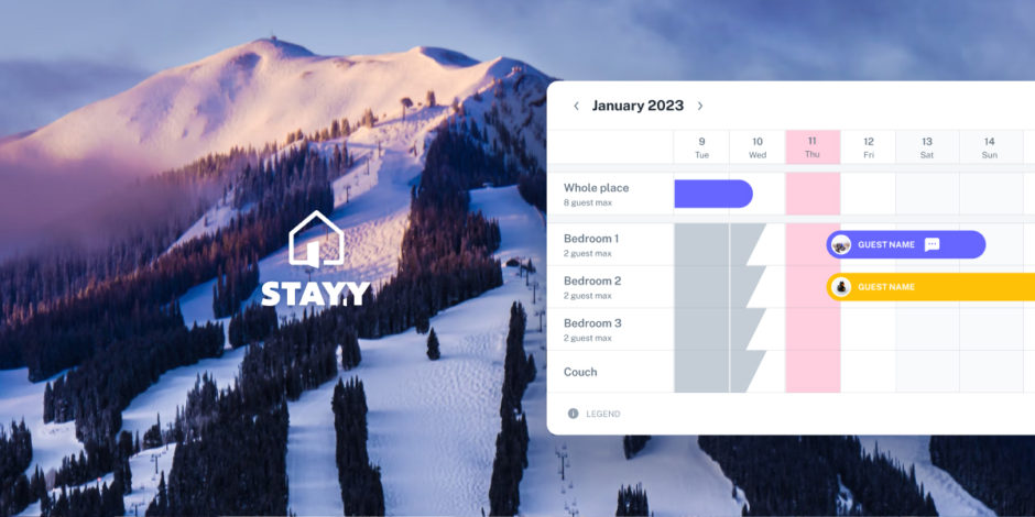 STAYY your shared property scheduling calendar app