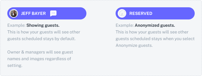 social or anonymous STAYY EXAMPLES